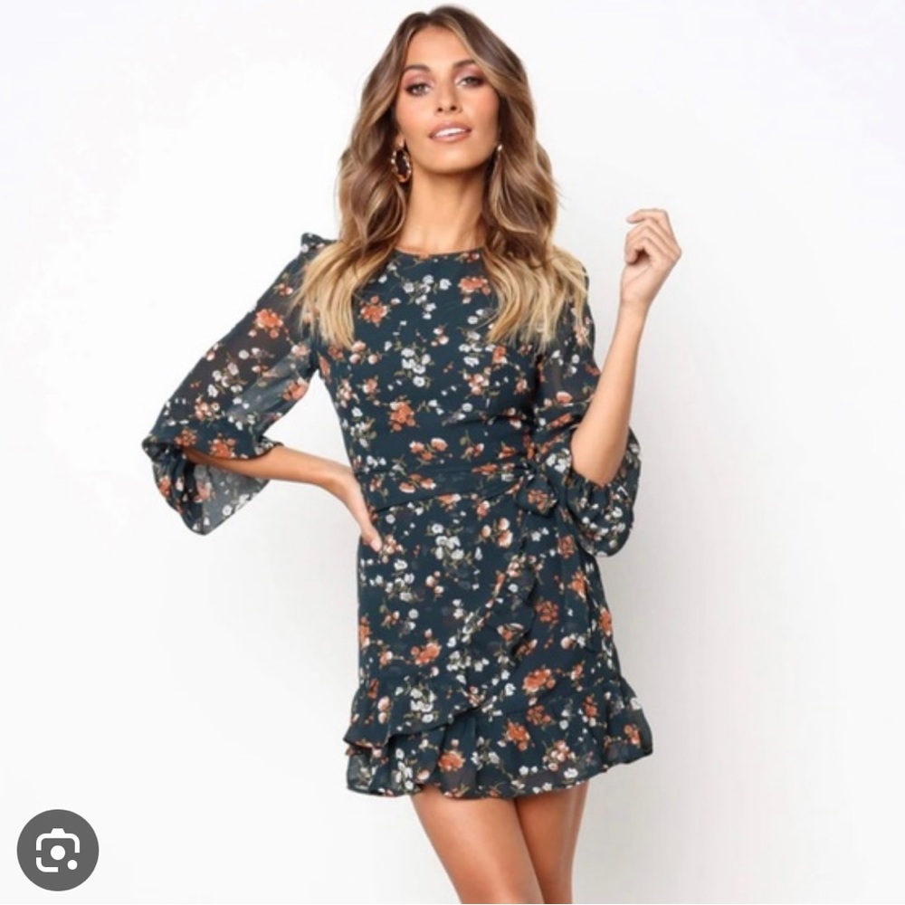 Petal and Pup Laurie dress in green